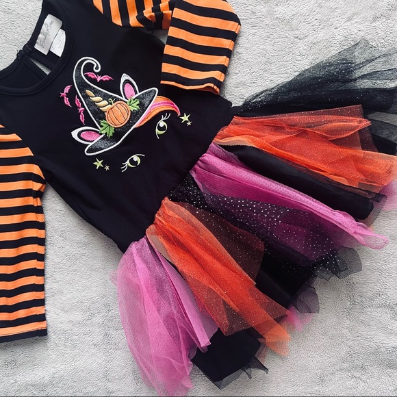 Emily Rose Other - Emily Rose Girls Toddler Halloween Witchy Cat Tutu Party Dress 3T